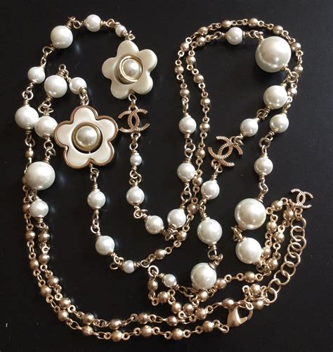 chanel bead necklace price|Chanel beads for jewelry making.